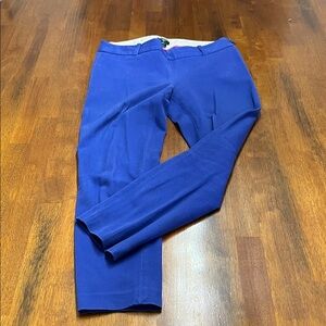 J. Crew Winnie Ankle Pant in Royal Blue